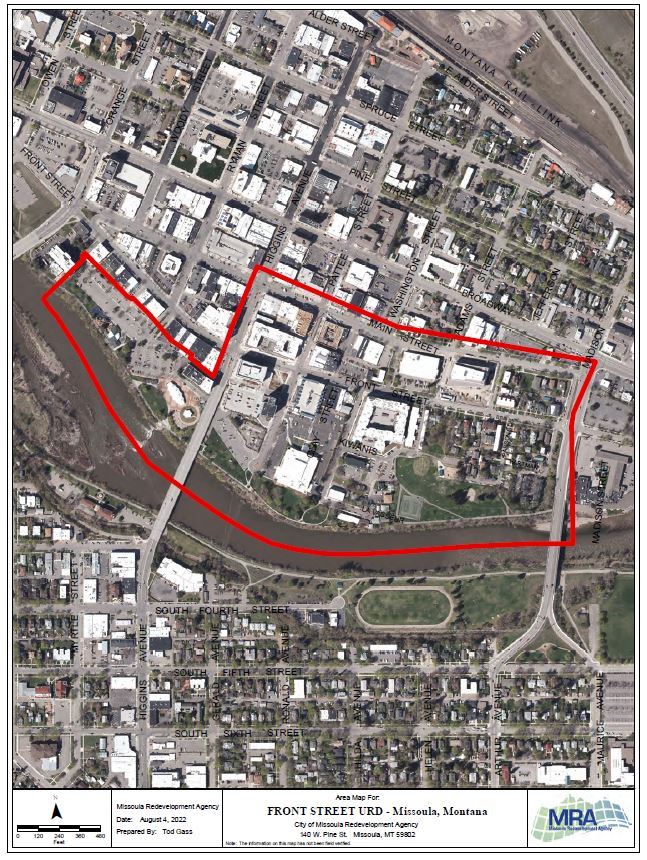 Front Street URD Map