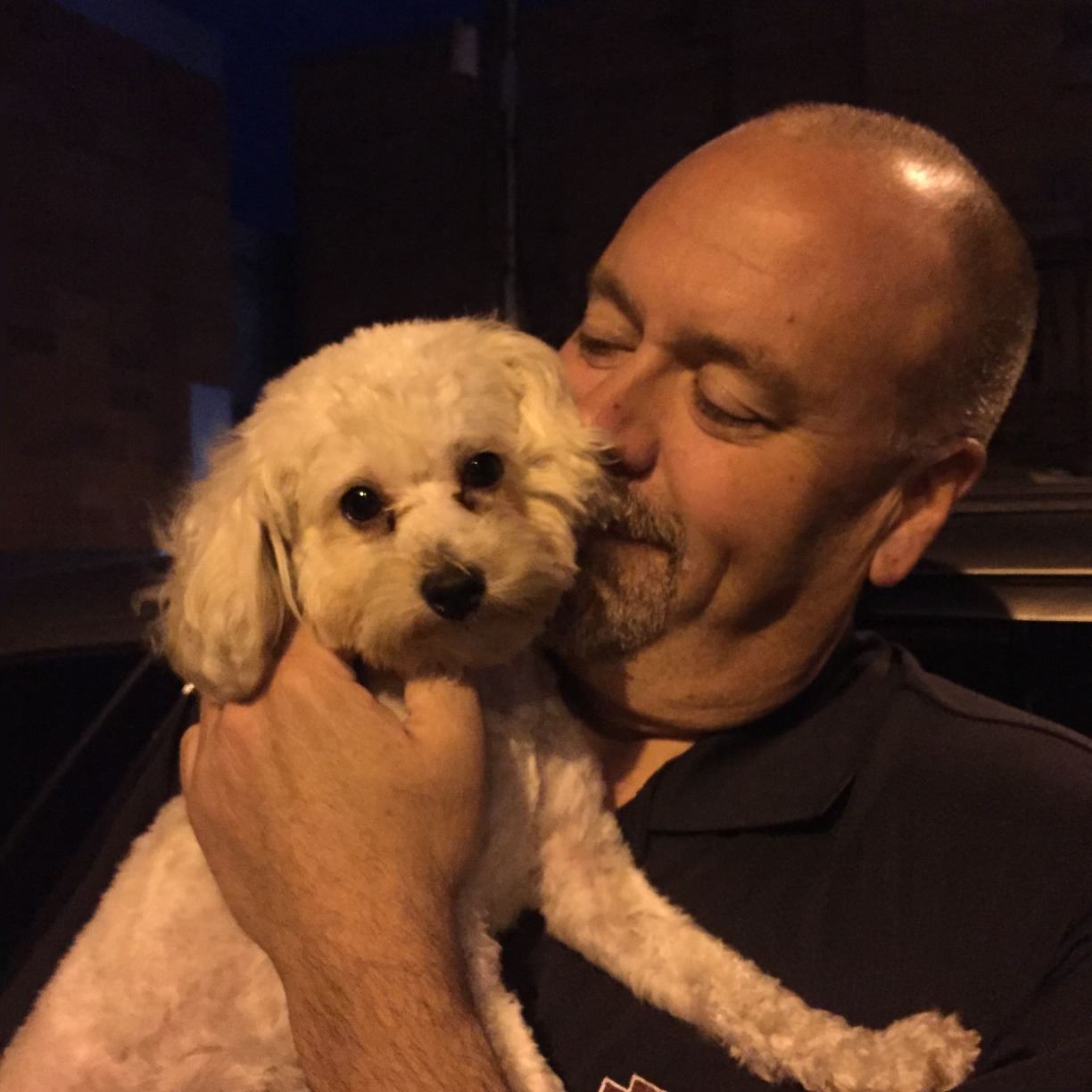 Mayor John Engen and his dog Libby