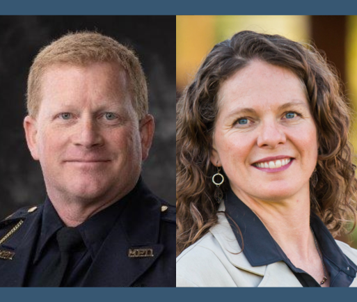 Picture of Mayor Davis and Police Chief Mike Colyer 513 X 434